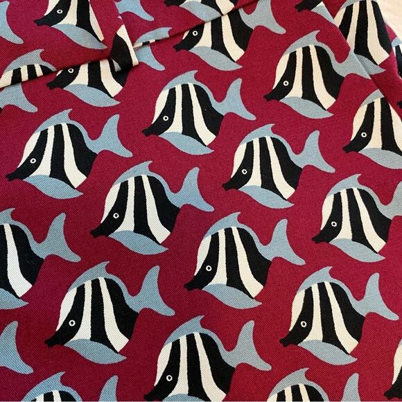 Ann Taylor Chino Purple Fish Signature 5” Inseam Shorts Size 4 Women - Picture 2 of 12